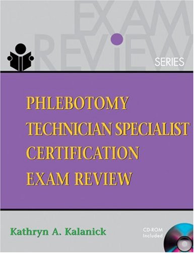 Phlebotomy Technician Specialist Certification Exam Review  2007 9781418001407 Front Cover