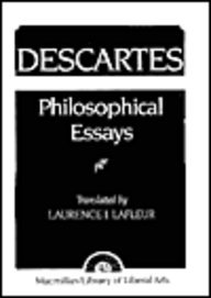 Descartes Philosophical Essays 1st 1964 9780023672408 Front Cover