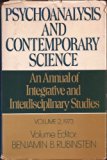 Psychoanalysis and Contemporary Science  1973 9780028961408 Front Cover