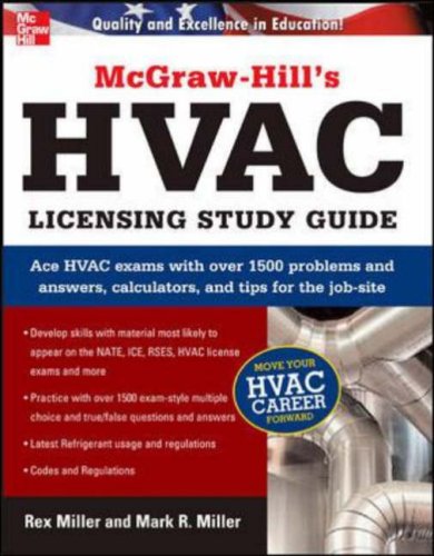 McGraw-Hill's HVAC Licensing Study Guide   2007 9780071486408 Front Cover