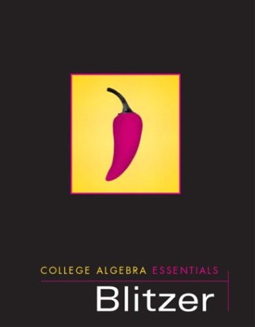 College Algebra Essentials   2004 9780131090408 Front Cover