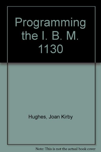 Programming the Ibm 1130   1969 9780471420408 Front Cover