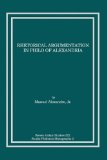 Rhetorical Argumentation in Philo of Alexandri  N/A 9781589834408 Front Cover