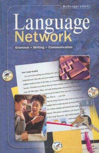 Language Network  Student Manual, Study Guide, etc.  9780395967409 Front Cover