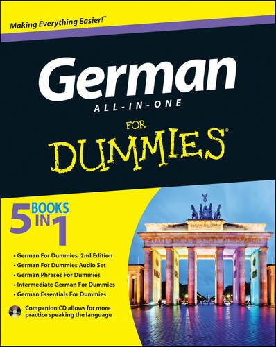 German All-In-One for Dummies, with CD   2013 9781118491409 Front Cover