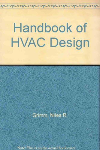 Handbook of HVAC Design  1990 9780070248410 Front Cover