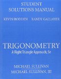 Trigonometry A Right Triangle Approach 5th 2009 9780136029410 Front Cover