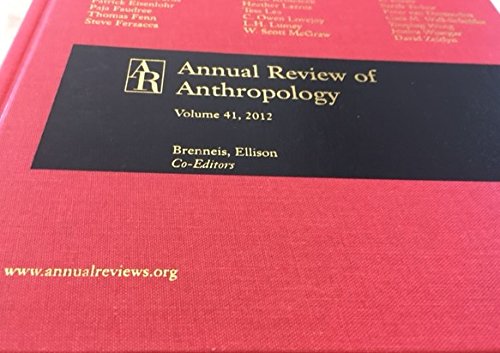 Annual Review of Anthropology 2012:   2012 9780824319410 Front Cover