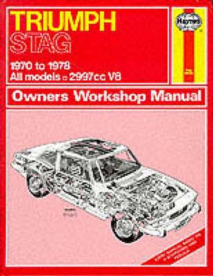 Triumph Stag Owner's Workshop Manual (Service & Repair Manuals) N/A 9780856964411 Front Cover
