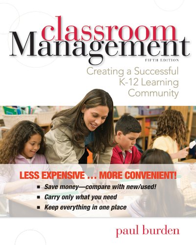 Classroom Management Creating a Successful K-12 Learning Community 5th 2013 9781118454411 Front Cover
