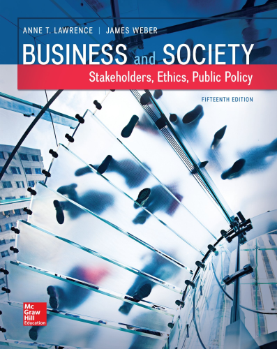 Business and Society: Stakeholders, Ethics, Public Policy  2016 9781259315411 Front Cover