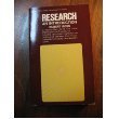 Research An Introduction  1974 9780064601412 Front Cover