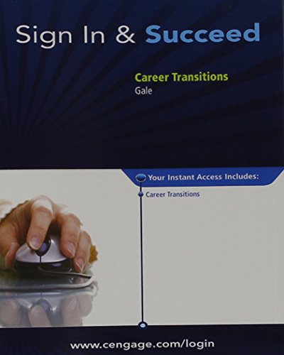 Career Transitions Printed Access Card  N/A 9781285074412 Front Cover