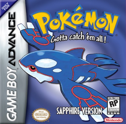 Pokémon Sapphire Version Game Boy Advance artwork