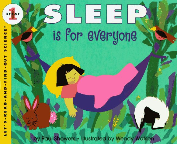 Sleep Is for Everyone   1997 9780064451413 Front Cover