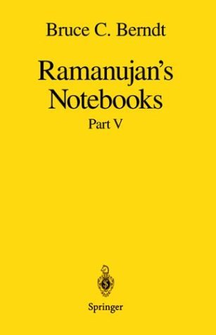 Ramanujan's Notebooks   1998 9780387949413 Front Cover