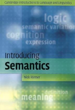 Introducing Semantics   2010 9780521617413 Front Cover