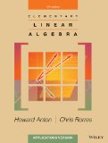 Elementary Linear Algebra Applications Version 11th 2014 9781118434413 Front Cover
