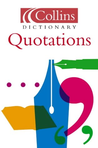 Dictionary of Quotations   2003 (Abridged) 9780007165414 Front Cover
