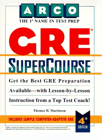 GRE Supercourse 4th 9780028603414 Front Cover