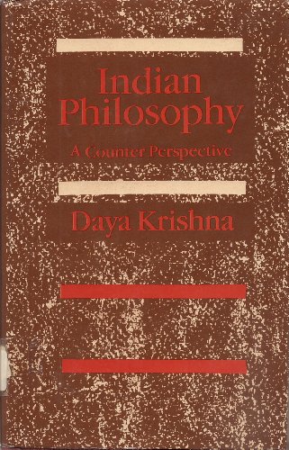 Indian Philosophy A Counter Perspective  1991 9780195626414 Front Cover