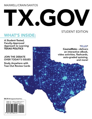 TX. GOV (with CourseMate Printed Access Card)   2014 9781133964414 Front Cover