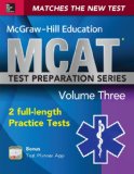 McGraw-Hill Education MCAT 2 Full-Length Practice Tests, 2015  2015 9780071824415 Front Cover