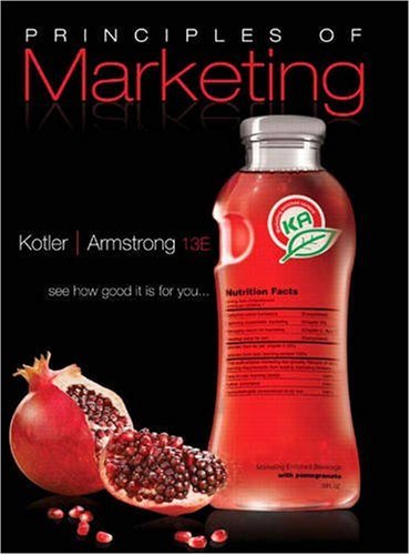 Principles of Marketing  13th 2010 9780136079415 Front Cover