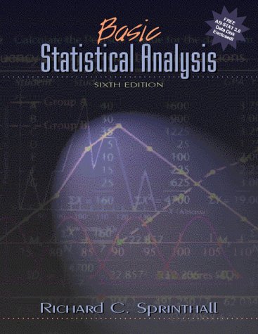 Basic Statistical Analysis  6th 2000 9780205296415 Front Cover