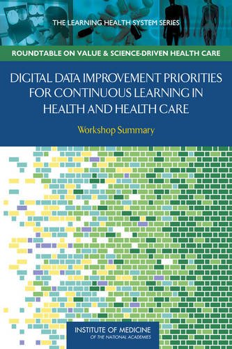 Digital Data Improvement Priorities for Continuous Learning in Health and Health Care:   2012 9780309259415 Front Cover
