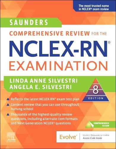 Saunders Comprehensive Review for the NCLEX-RN - Examination:   2019 9780323358415 Front Cover