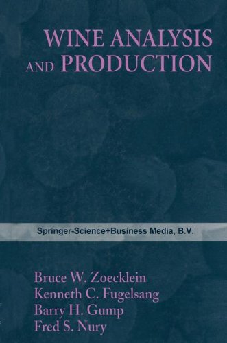 Wine Analysis and Production N/A 9780412982415 Front Cover