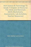 Birds and Mammals Chapter Resources: Tennessee Edition 3rd 9780030691416 Front Cover