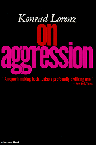 On Aggression   1974 (Reprint) 9780156687416 Front Cover