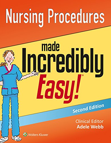 Nursing Procedures Made Incredibly Easy!  2nd 2016 (Revised) 9781496300416 Front Cover