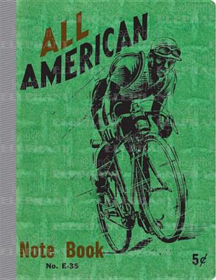 Bicyclist Vintage Notebook  N/A 9781595834416 Front Cover