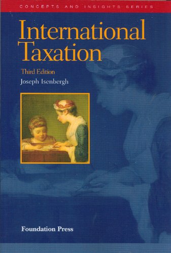 International Taxation  3rd 2010 (Revised) 9781599414416 Front Cover