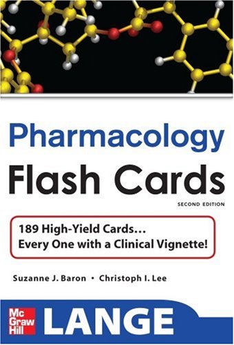 Lange Pharmacology Flash Cards  2nd 2009 9780071622417 Front Cover
