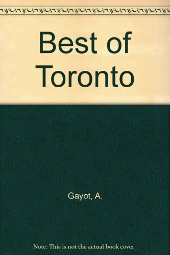 Best of Toronto   1991 9780130853417 Front Cover