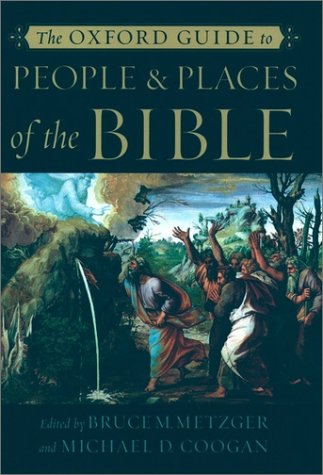 Oxford Guide to People and Places of the Bible   2001 9780195146417 Front Cover
