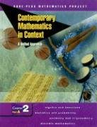 Contemporary Mathematics in Context: a Unified Approach, Course 2, Part a, Student Edition  2nd 2003 (Student Manual, Study Guide, etc.) 9780078275418 Front Cover