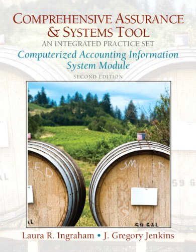 Computerized Practice Set for Comprehensive Assurance and Systems Tool (CAST)-Integrated Practice Set  2nd 2010 9780132146418 Front Cover