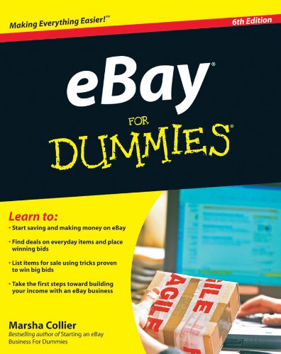 eBay for Dummies  6th 2009 9780470497418 Front Cover