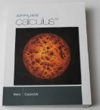APPLIED CALCULUS >CUSTOM<               N/A 9781285902418 Front Cover