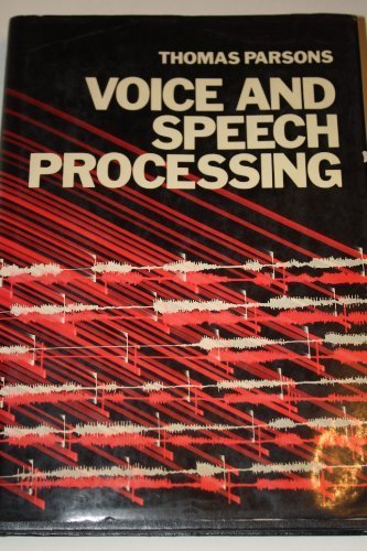 Voice and Speech Processing   1987 9780070485419 Front Cover