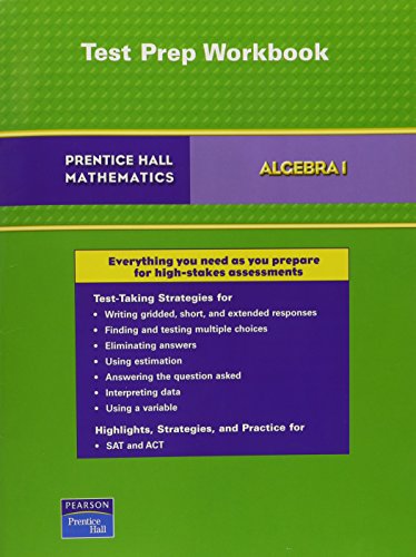 Mathematics, Algebra 1   2007 (Workbook) 9780132503419 Front Cover