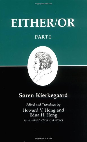 Kierkegaard's Writing, III, Part I Either/or  1988 9780691020419 Front Cover