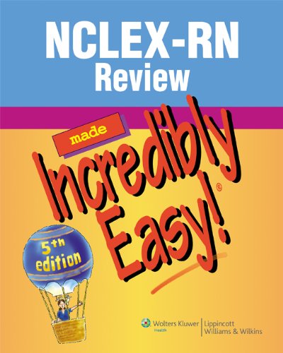 NCLEX-RNï¿½ Review Made Incredibly Easy!  5th 2011 (Revised) 9781608313419 Front Cover