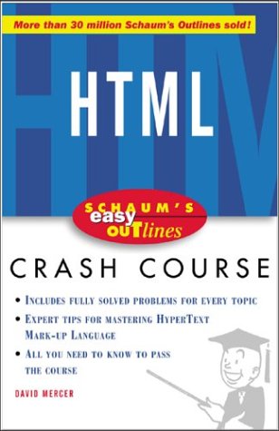 Schaum's Easy Outline of HTML   2004 9780071422420 Front Cover