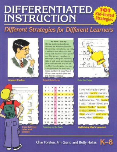 Differentiated Instruction Different Strategies for Different Learners  2002 9781884548420 Front Cover
